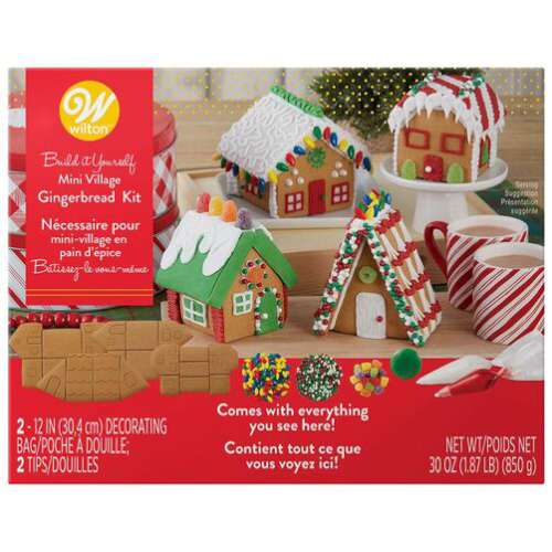 Gingerbread Mini Village Kit